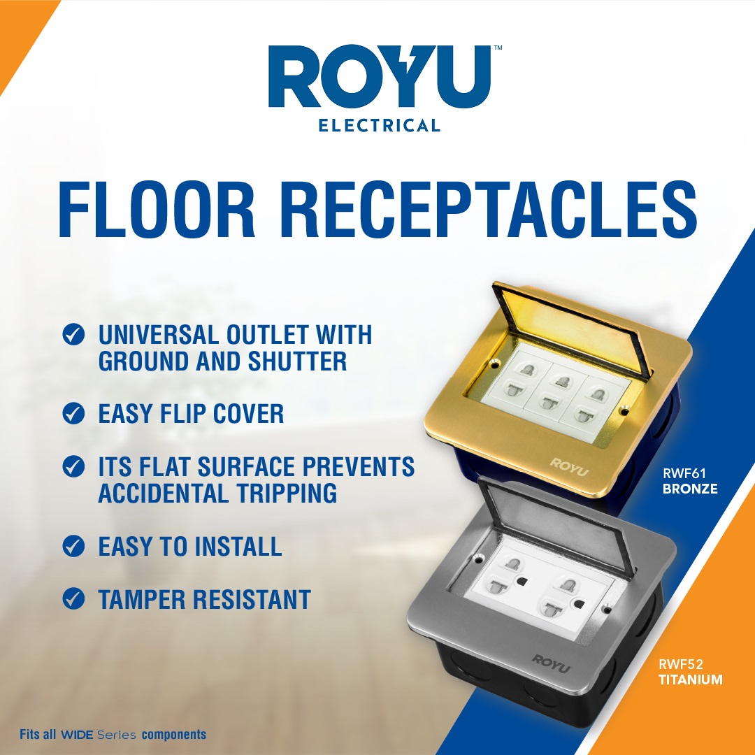 FLOOR RECEPTACLES
