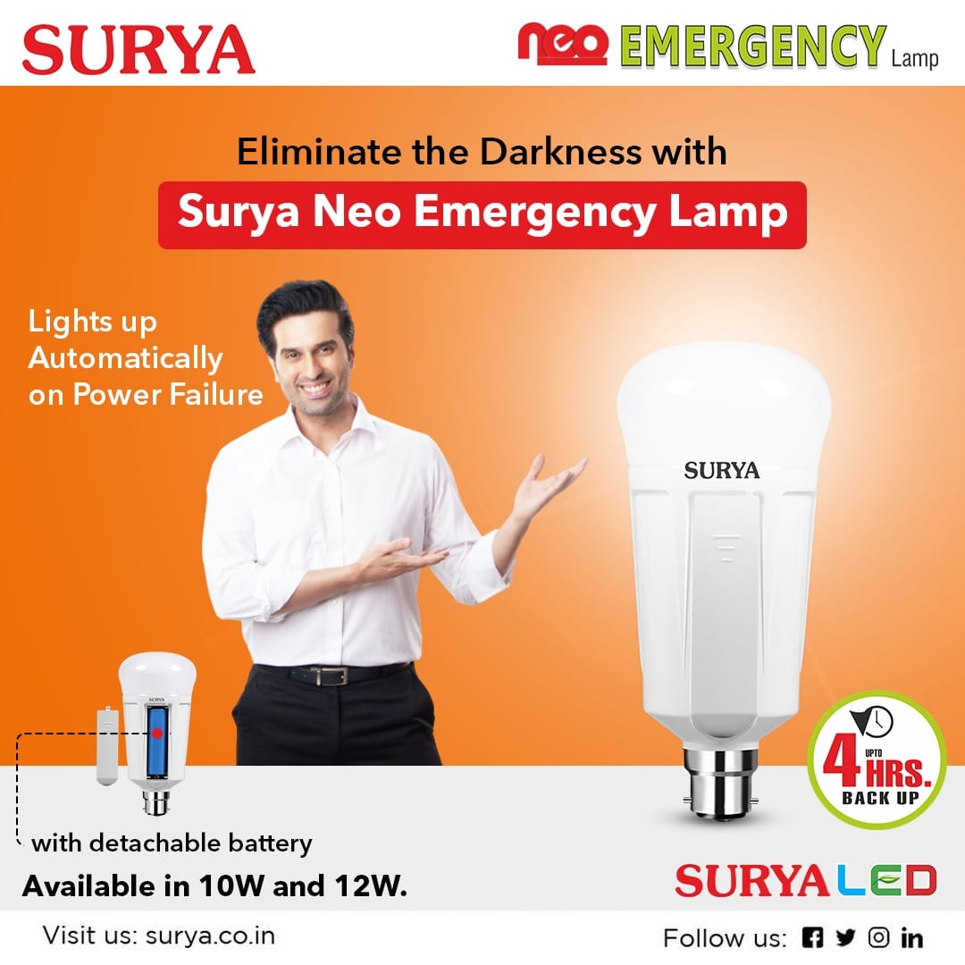 Surya Neo Emergency Lamp