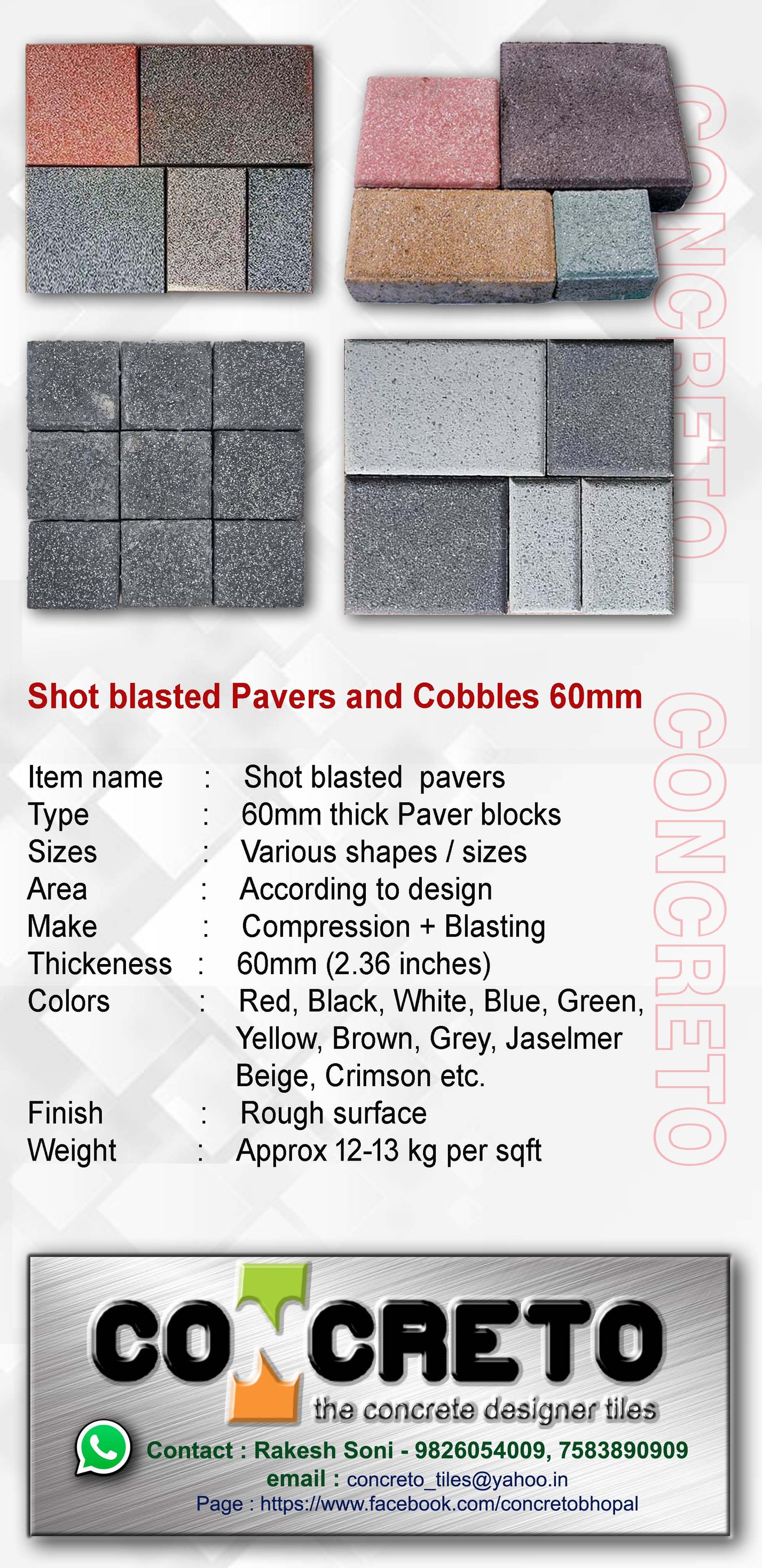 Non-Skid Tile Paver
