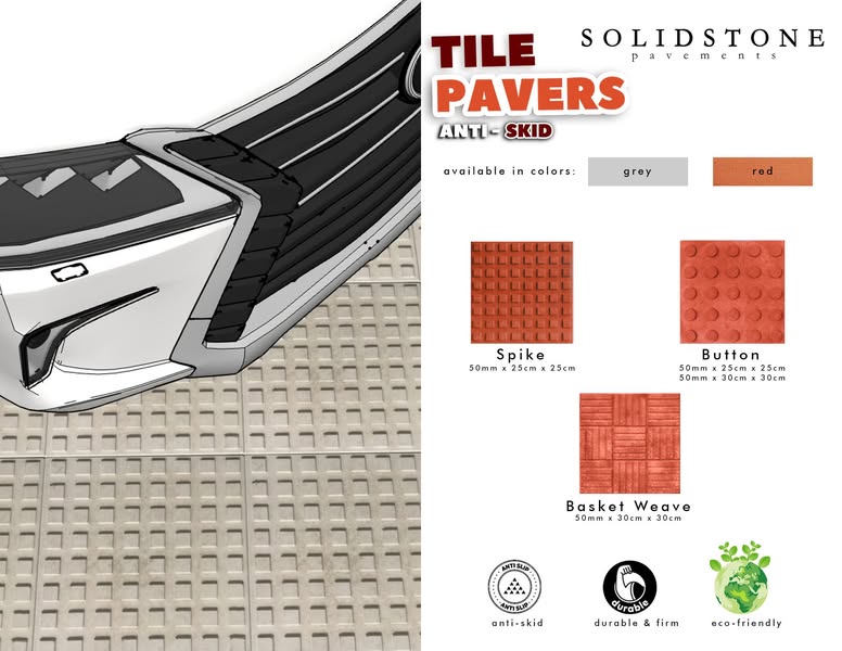 Non-Skid Tile Paver