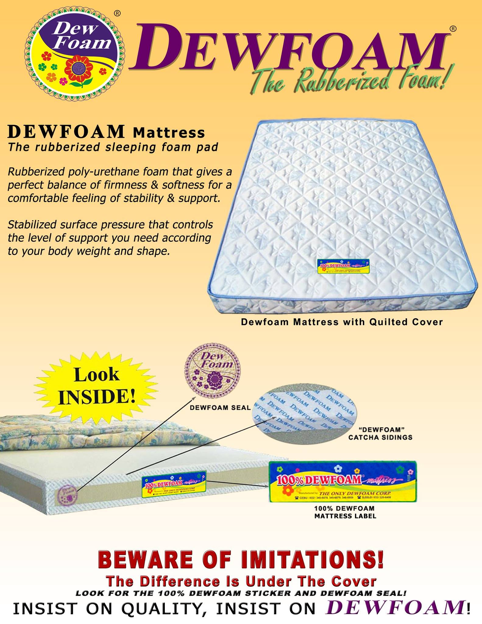 Foam Mattress by Mandaue Foam