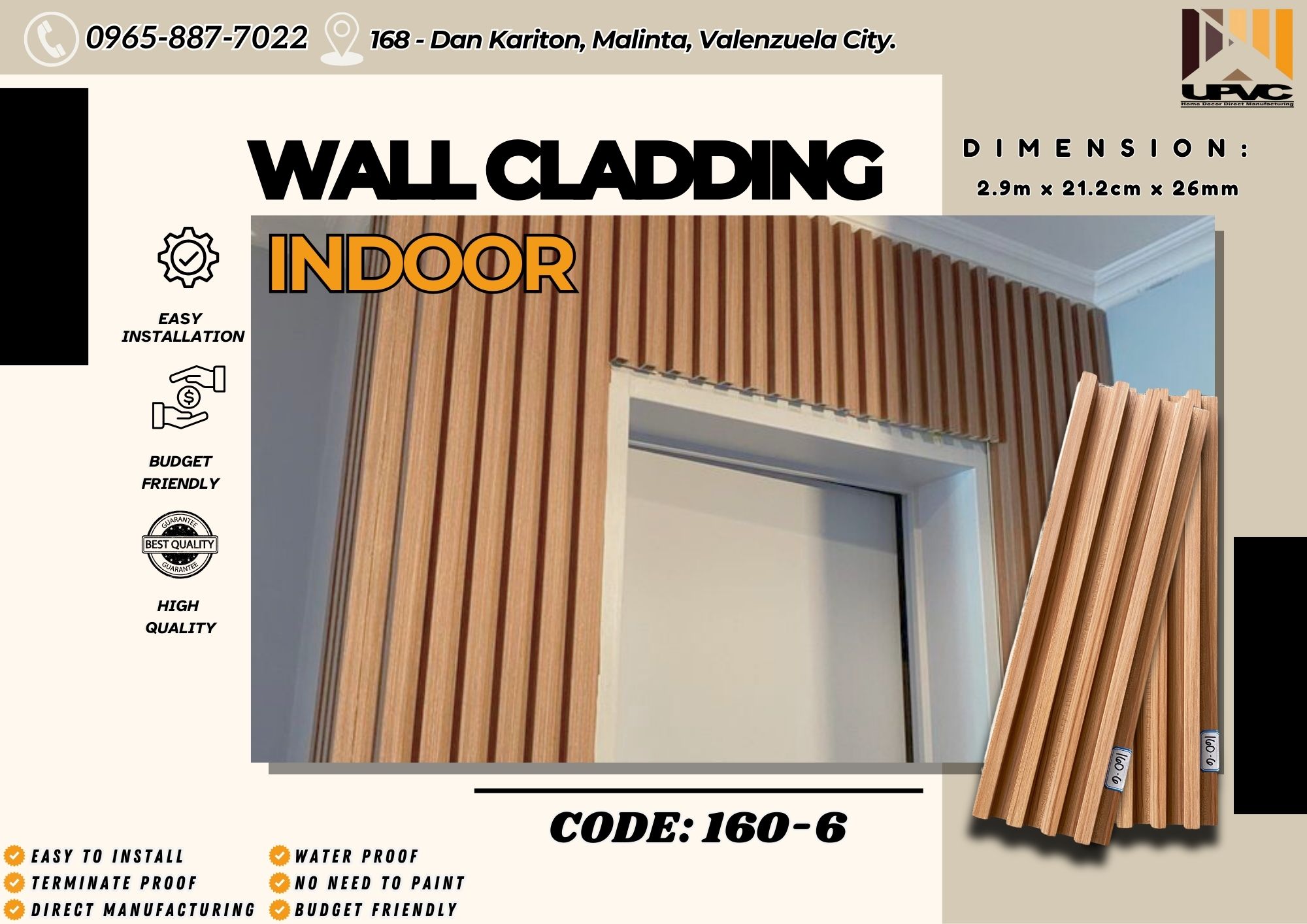 160-10 WALL CLADDING INDOOR
