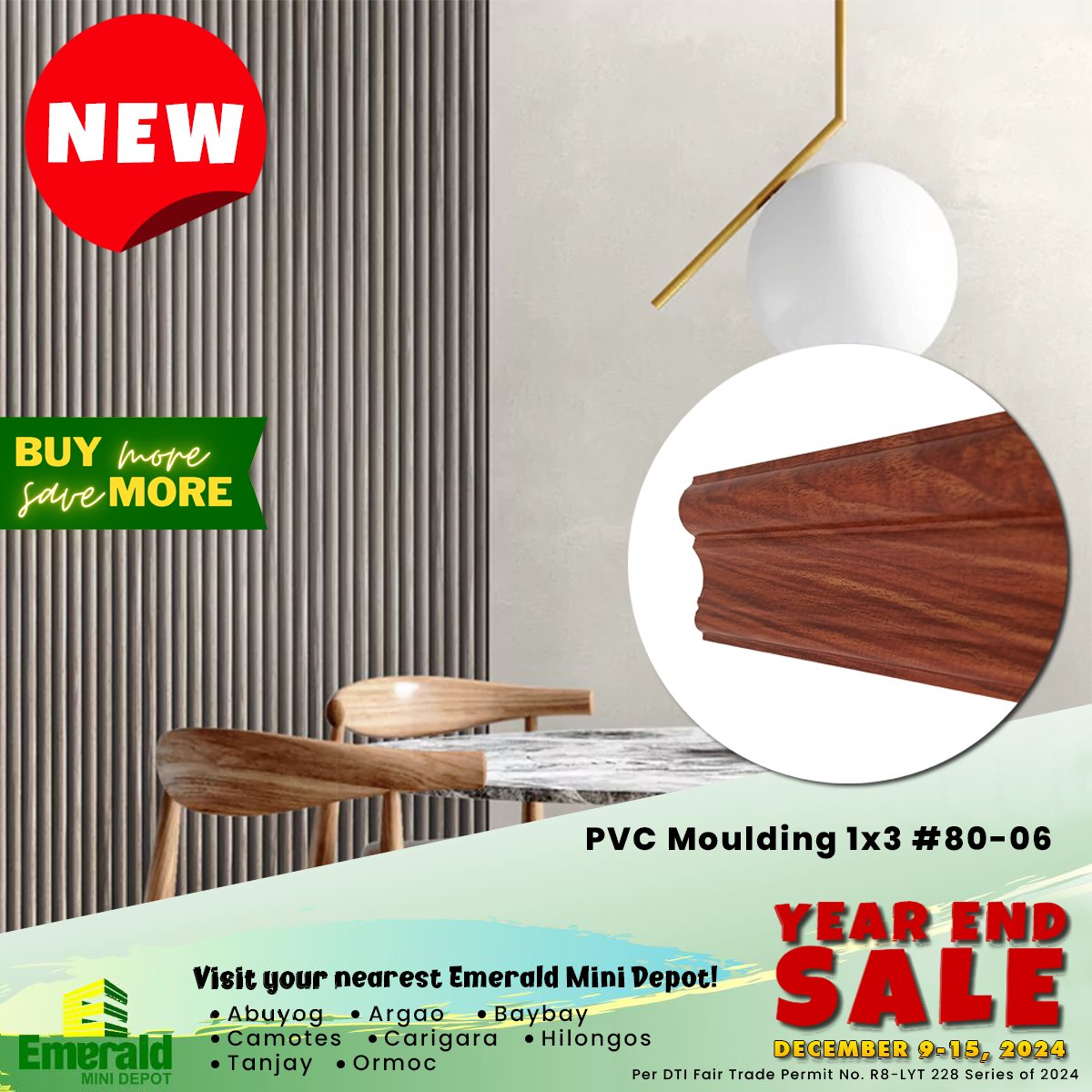 M-601 PVC MOULDING