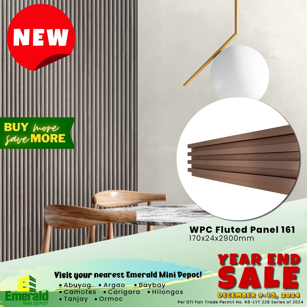 WPC FLUTED PANEL #168